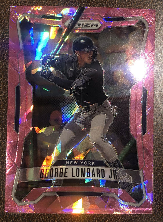 George Lombard Jr. - 2026 Panini Prizm - Pink Ice - Yankees