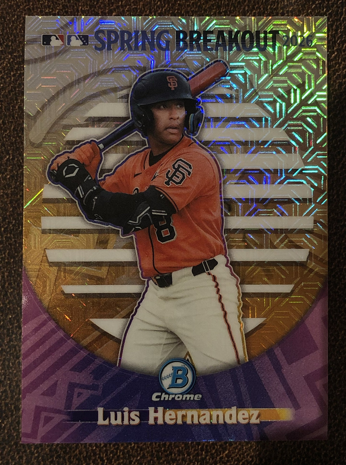 Luis Hernandez - 2026 Bowman Chrome - Spring Breakout MOJO - Giants