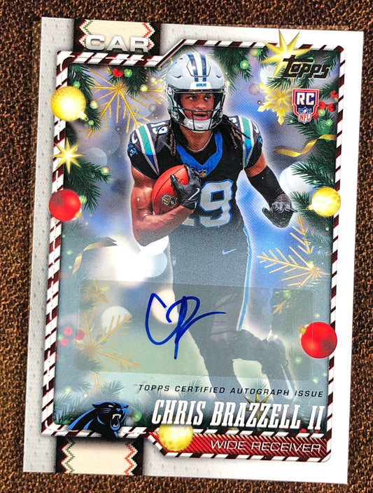 Chris Brazzell II - 2026 Topps Holiday - AUTO - Panthers