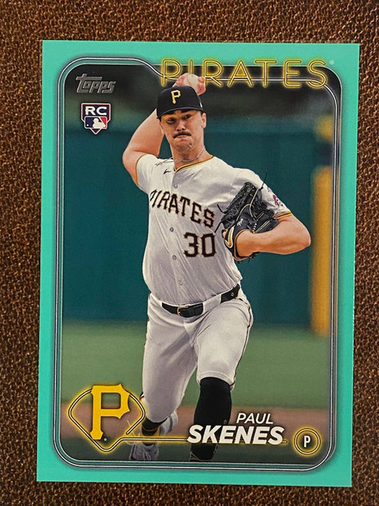 Paul Skenes - 2024 Topps Update - Aqua - Pirates
