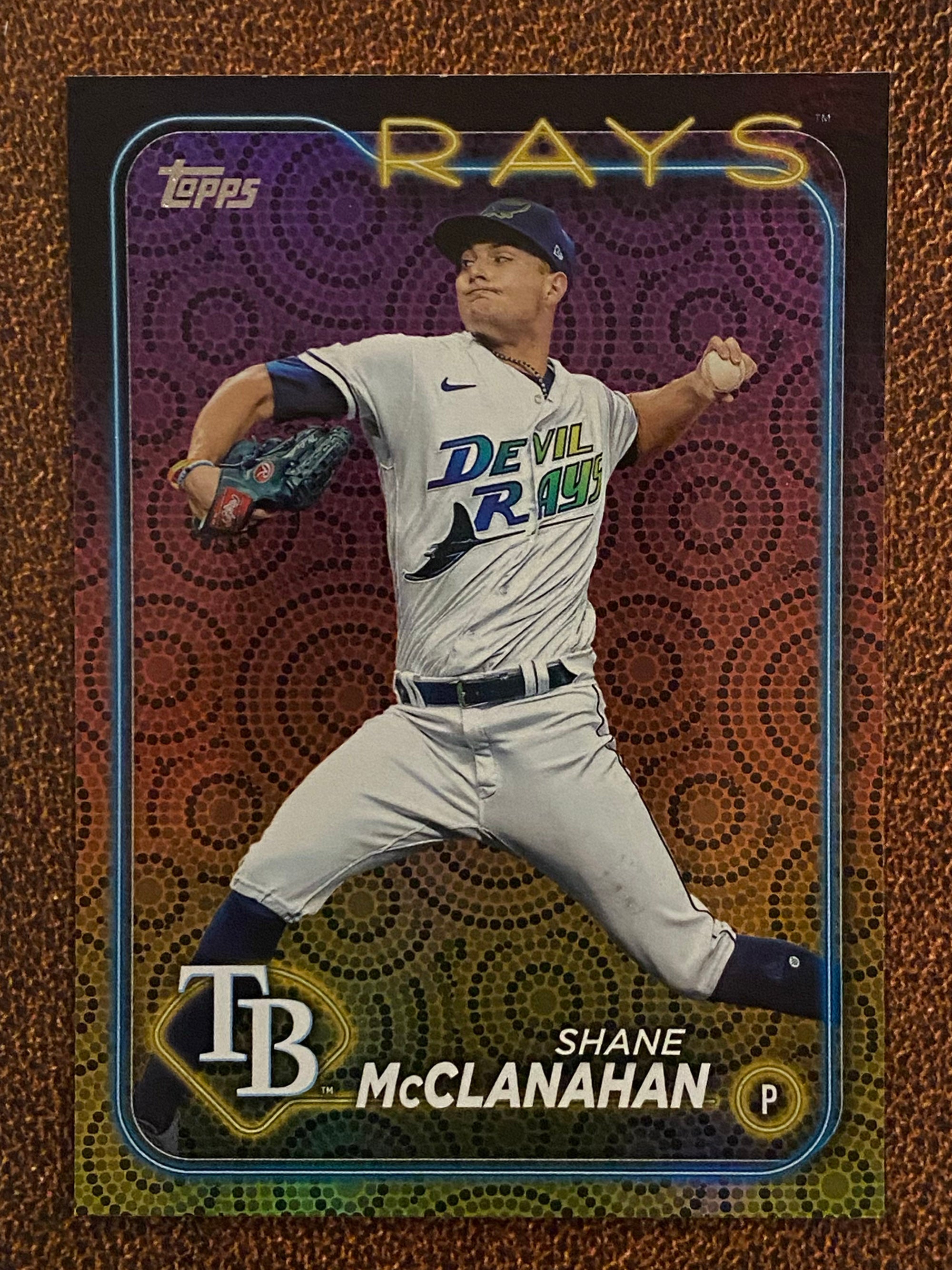 Shane McClanahan - 2024 Topps Series 2 - Holiday Parallel - Rays ...