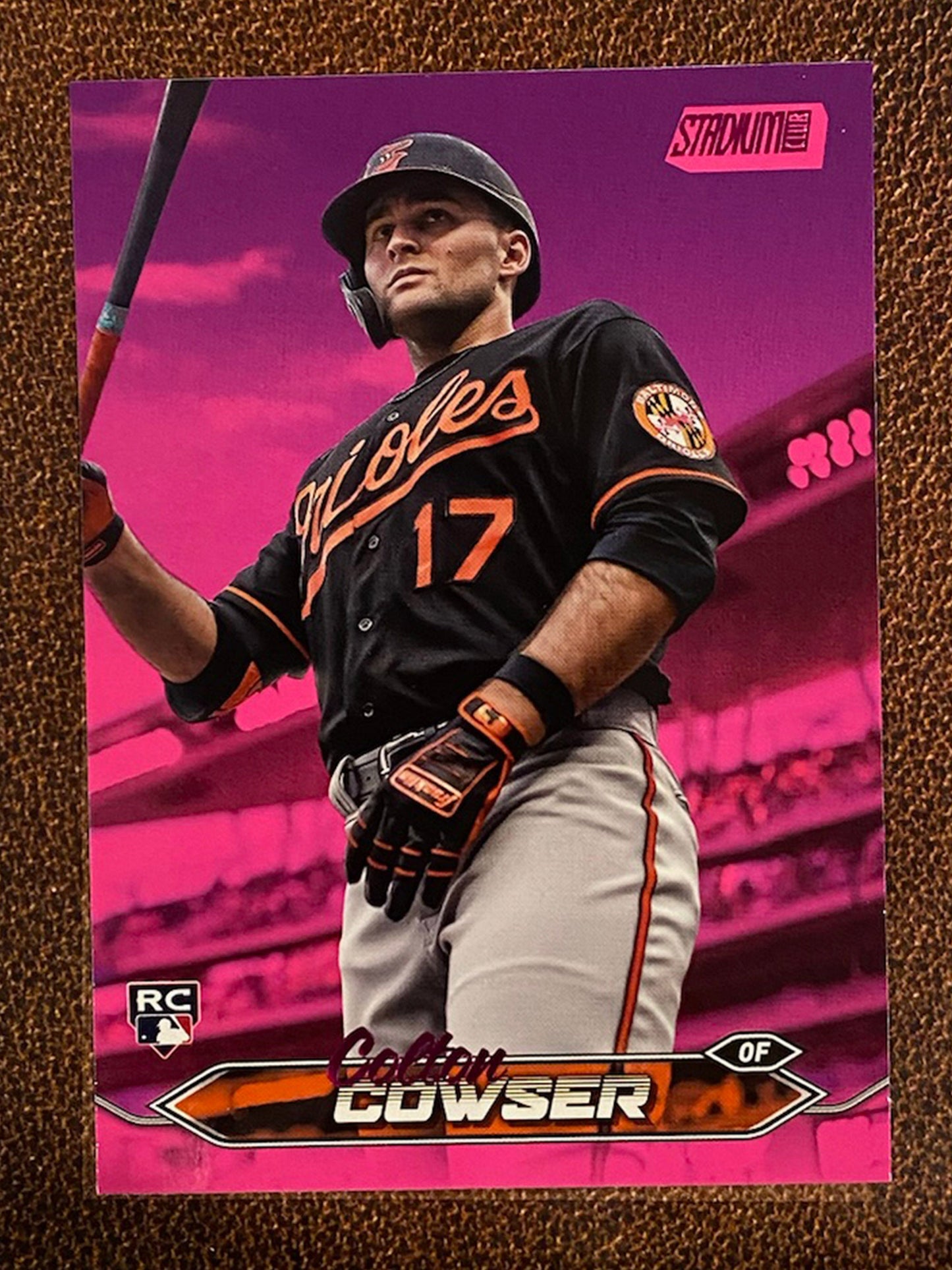 Colton Cowser - 2024 Topps Stadium Club - Pink Foil - Orioles