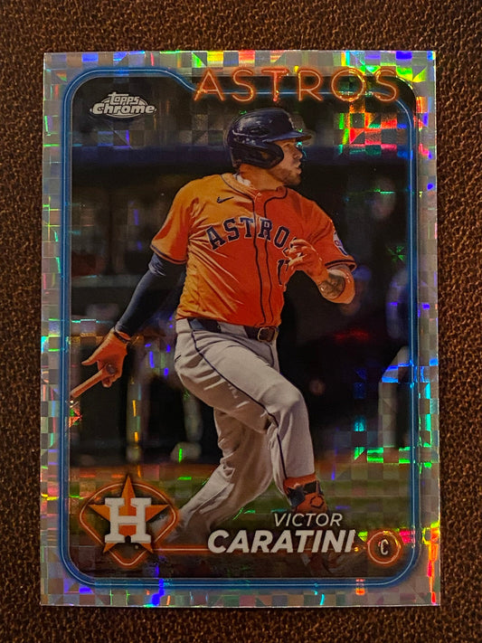 Victor Caratini - 2024 Topps Chrome Update - XFractor - Astros