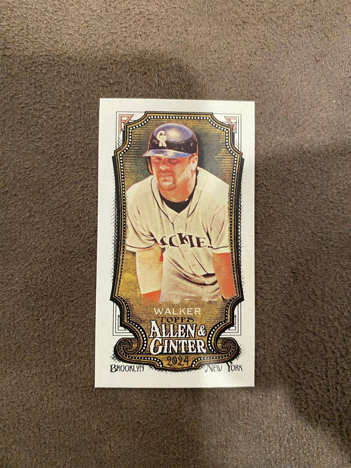 Larry Walker - 2024 Allen & Ginter - Mini A&G Back - Rockies