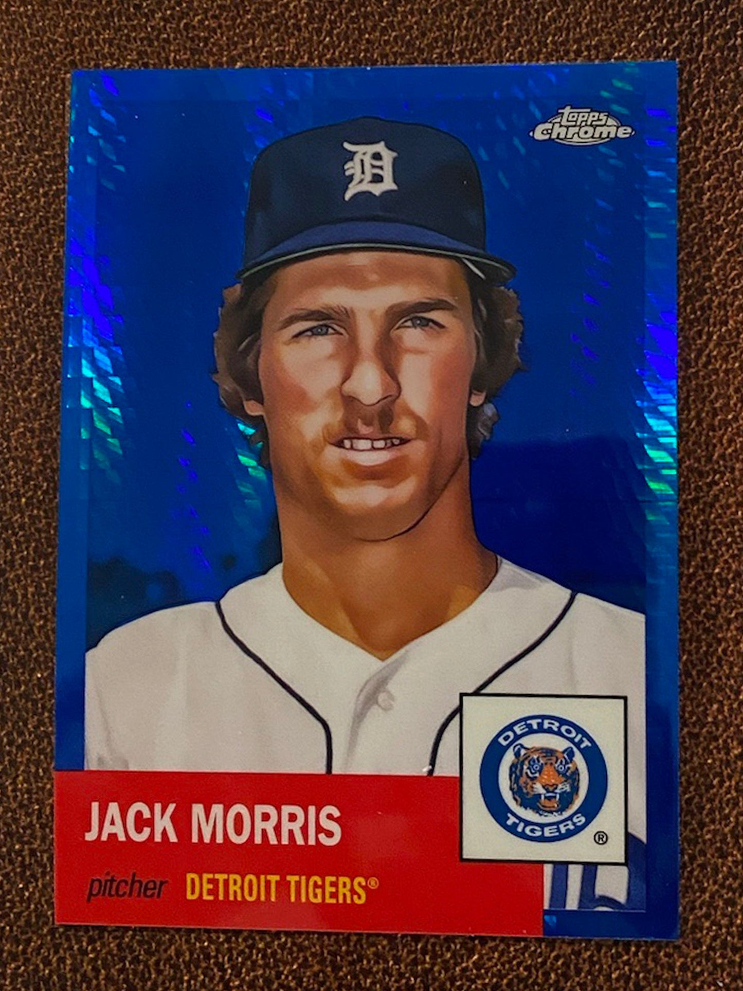 Jack Morris - 2022 Topps Chrome Platinum Anniversary - Blue Prism - Tigers