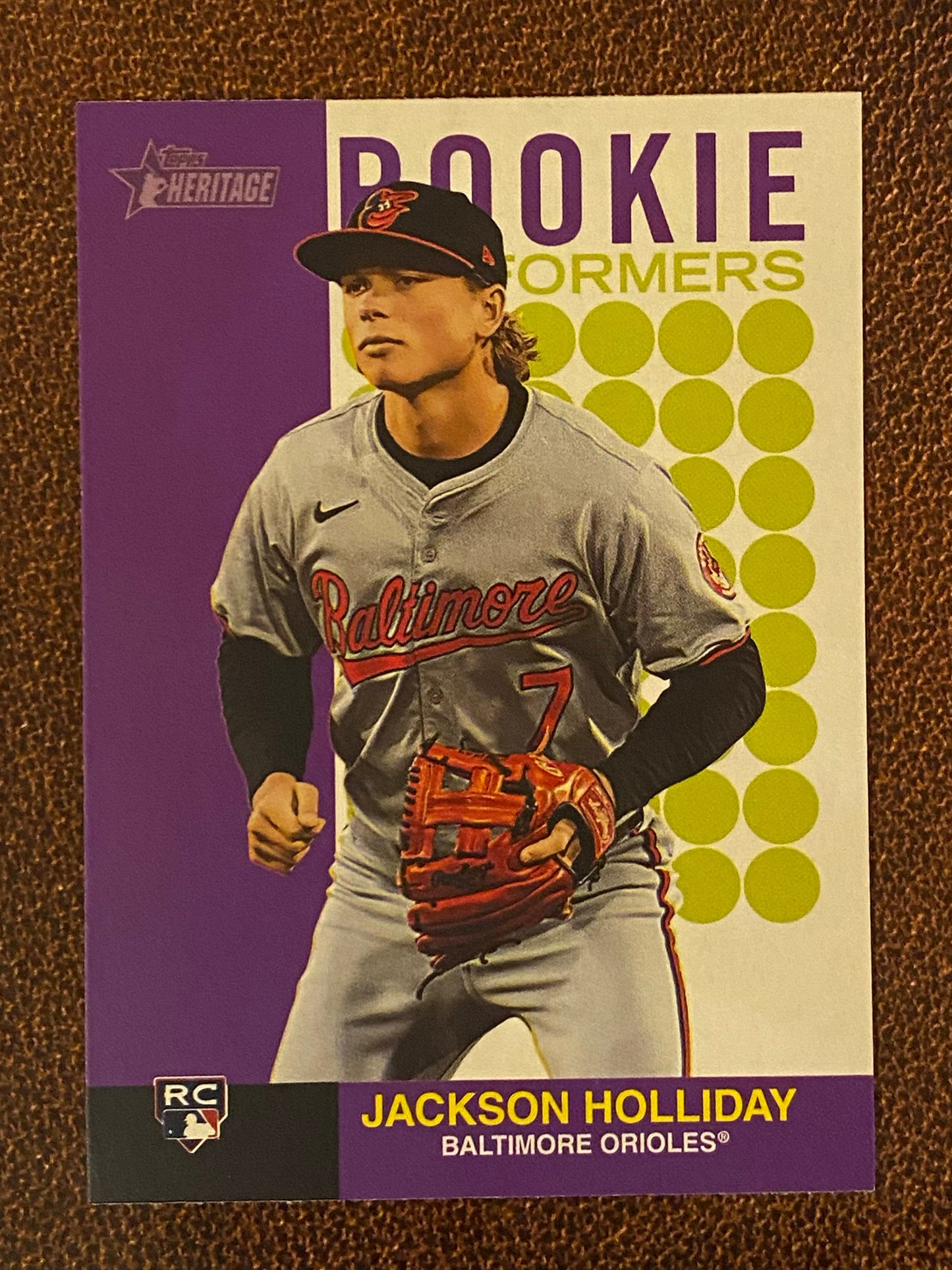 Jackson Holliday - 2024 Topps Heritage High Number - Rookie Performers - Orioles