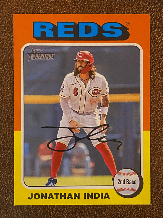 Jonathan India - 2024 Topps Heritage - Low Number Short Prints - Reds