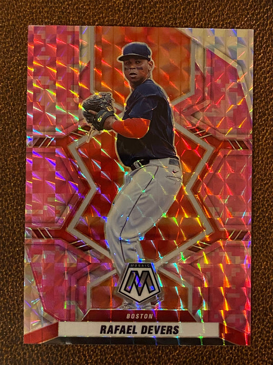 Rafael Devers - 2022 Mosaic - Pink Camo - Red Sox