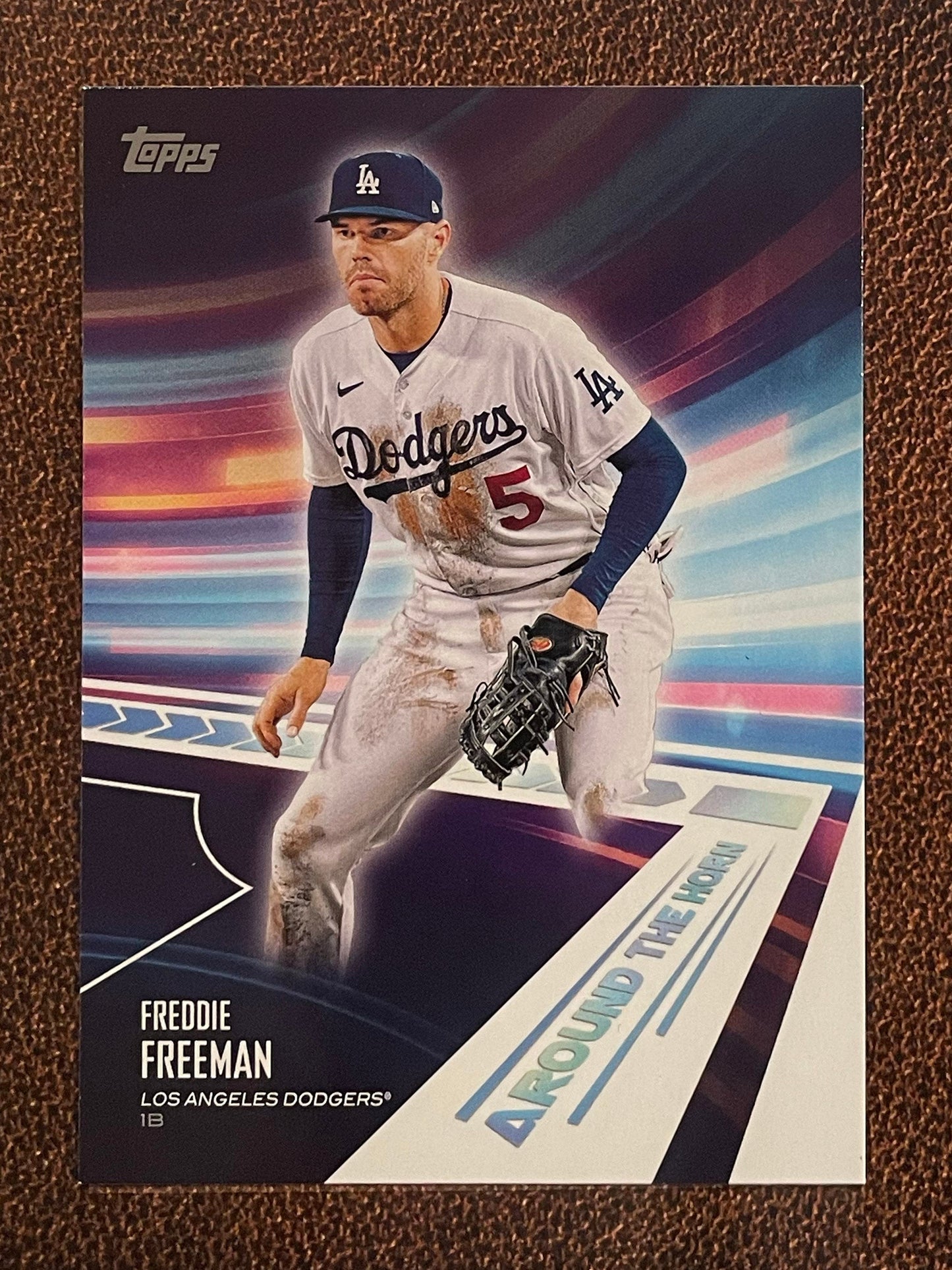 Freddie Freeman - 2024 Topps Series 2 - Around the Horn Insert - Dodgers