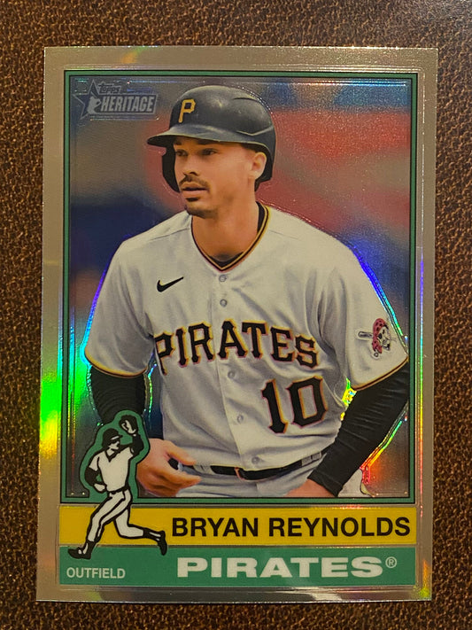 Bryan Reynolds - 2025 Topps Heritage - Refractor - Pirates