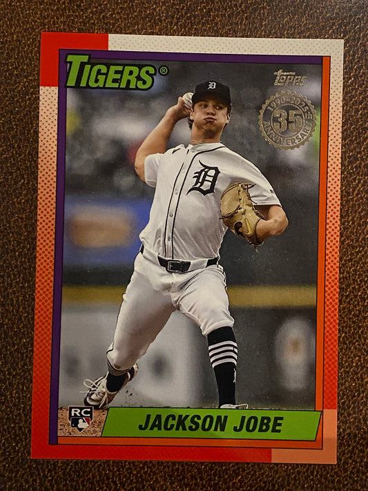 Jackson Jobe - 2025 Topps Series 2 - 1990 Insert - Tigers