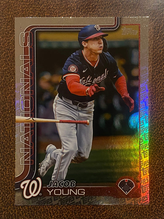 Jacob Young - 2025 Topps Series 2 - Fanatics Exclusive Topps Foil Border - Nationals