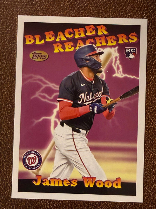 James Wood - 2025 Topps Update - Bleacher Reachers Insert - Nationals