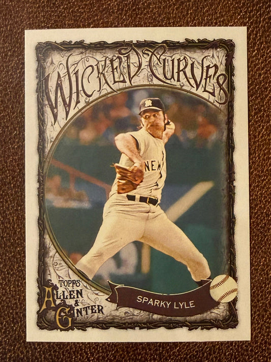 Sparky Lyle - 2025 Allen & Ginter - Wicked Curves - Yankees