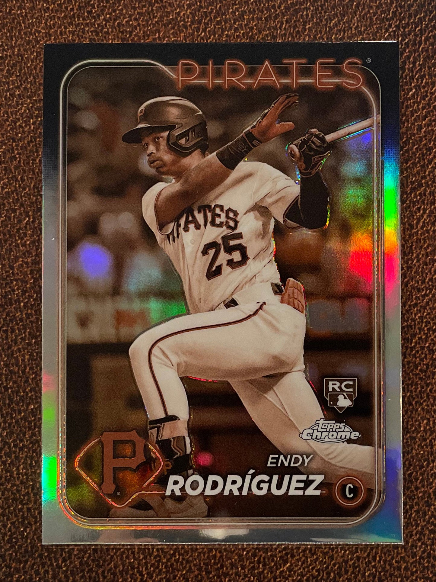 Endy Rodriguez - 2024 Topps Chrome - Sepia Refractor - Pirates