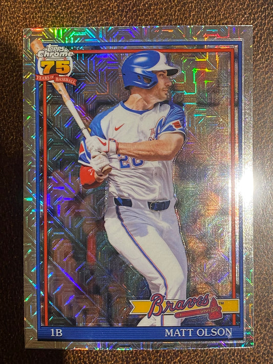 Matt Olson - 2026 Topps Series 1 - Mojo Refractor - Braves