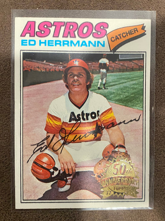 Ed Herrmann - 2026 Topps Heritage - 1977 Original Buyback - Astros