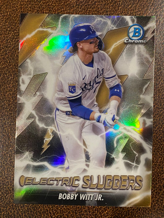 Bobby Witt Jr. - 2026 Bowman - Electric Sluggers Insert - Royals