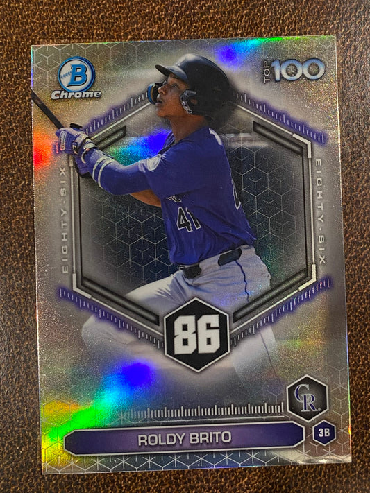 Roldy Brito - 2026 Bowman - Scouts Top 100 Insert - Rockies