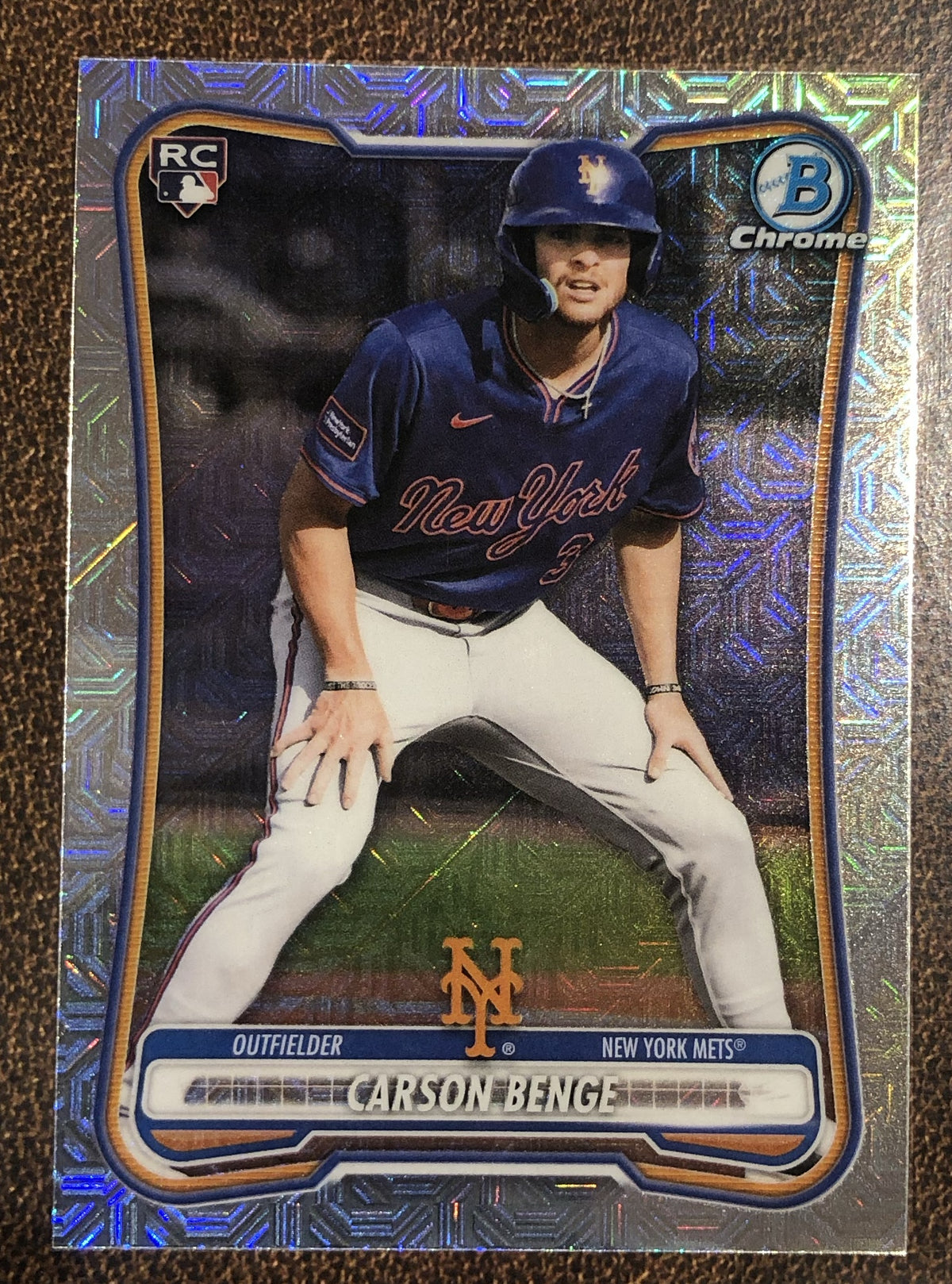 Carson Benge - 2026 Bowman Chrome - Rookie MOJO - Mets