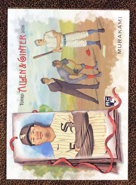 Munetaka Murakami - 2026 Topps Allen & Ginter - N43 Insert - White Sox