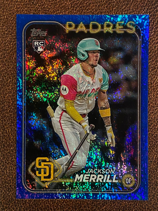 Jackson Merrill - 2024 Topps Update - Blue Foil /999 - Padres