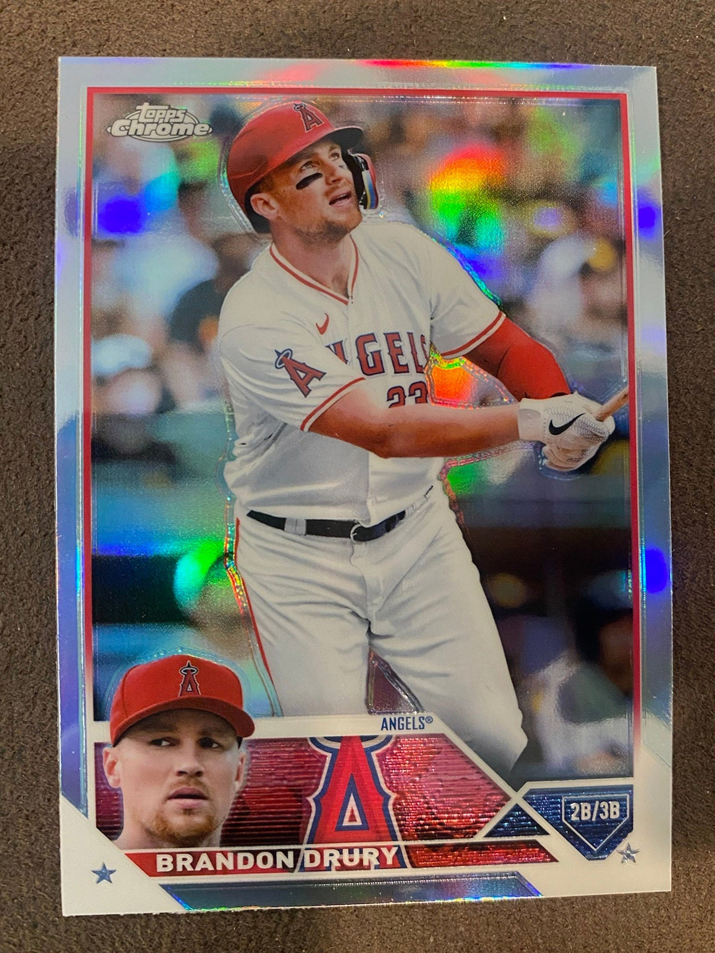 Brandon Drury - 2023 Topps Chrome - Refractors - Angels