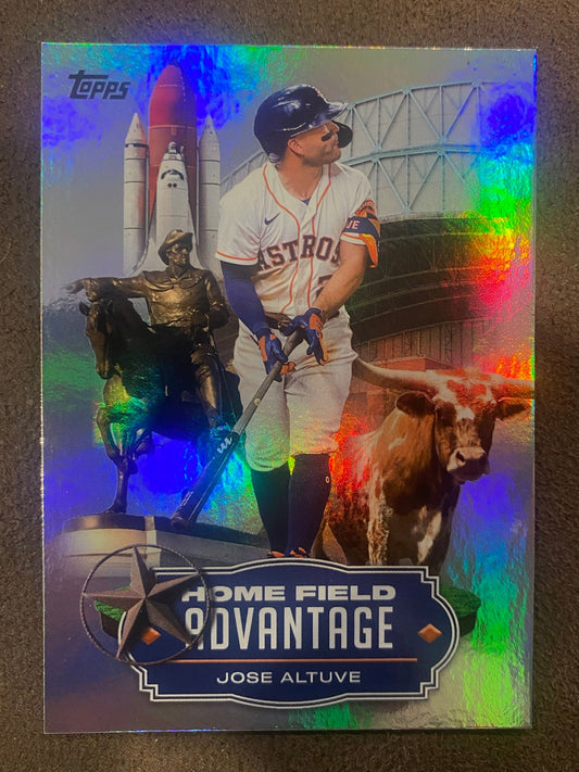 Jose Altuve - 2023 Topps Series 1 - Home Field Advantage - Astros