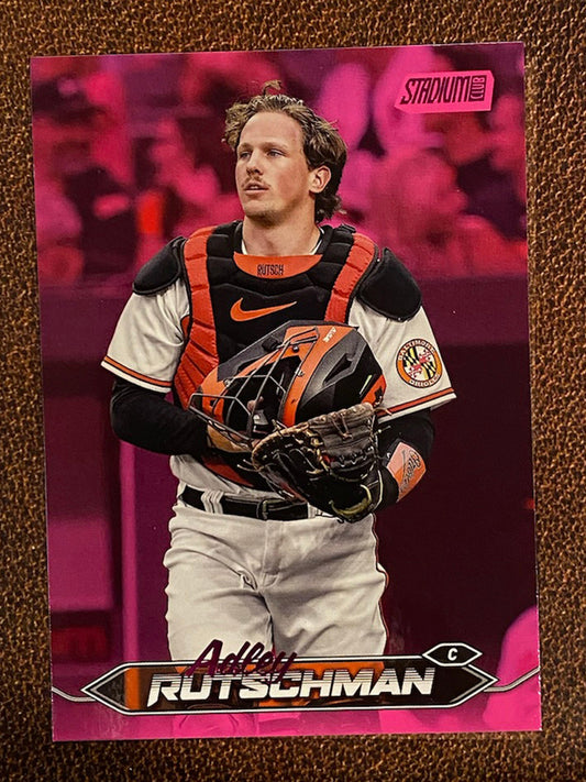 Adley Rutschman - 2024 Topps Stadium Club - Pink Foil - Orioles