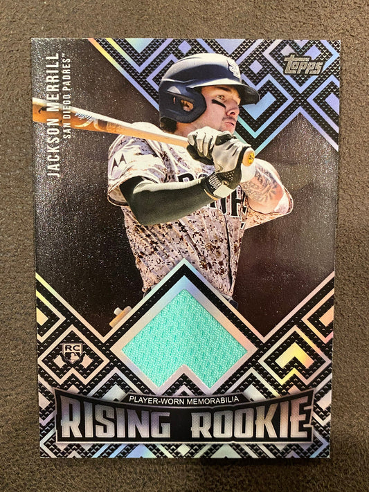 Jackson Merrill - 2024 Topps Update - Rising Rookie Player Worn RELIC - Padres