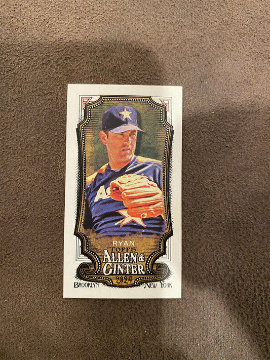 Nolan Ryan - 2024 Allen & Ginter - Mini A&G Back - Astros
