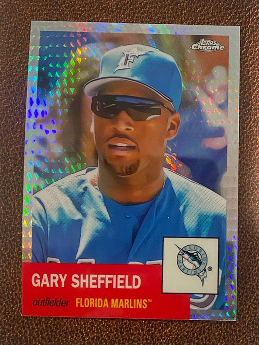 Gary Sheffield - 2022 Topps Chrome Platinum Anniversary - Prism Refractor - Marlins