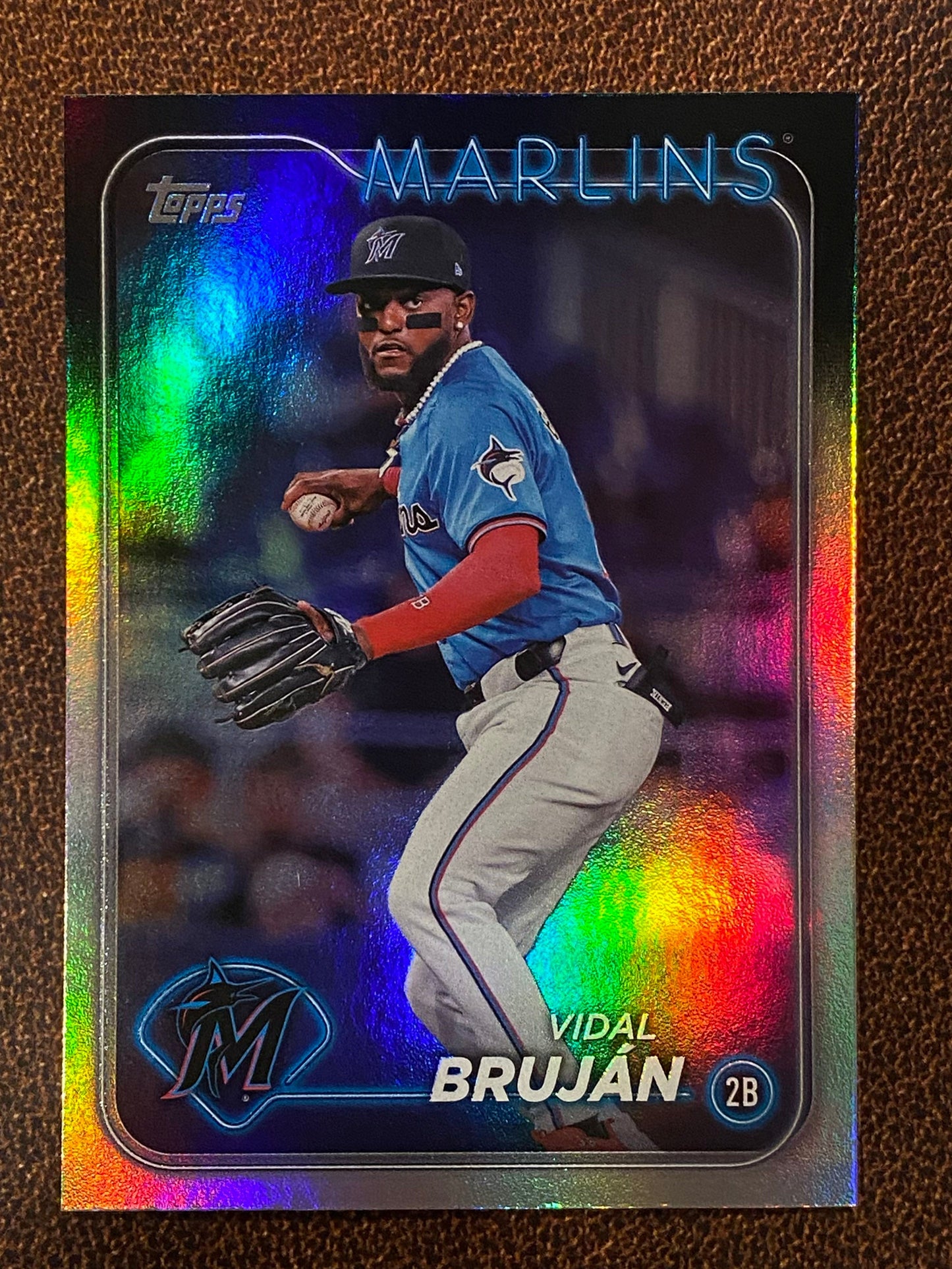Vidal Brujan - 2024 Topps Update - Rainbow Foil - Marlins