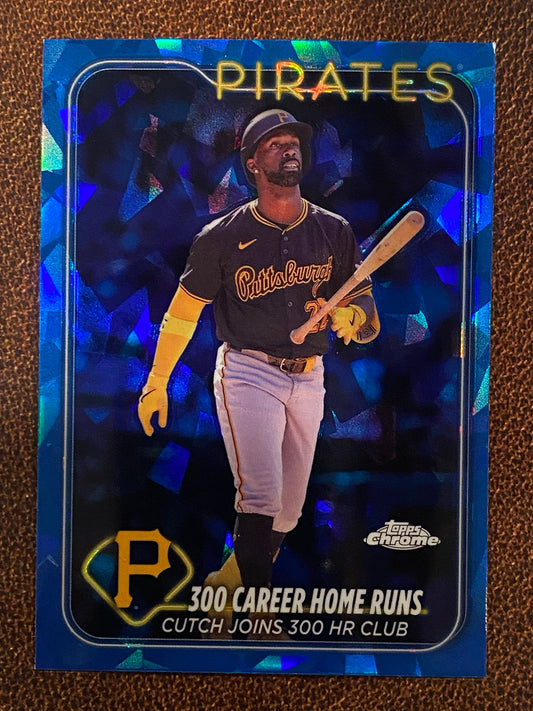 Andrew McCutchen - 2024 Topps Chrome Update - Sapphire - Padres