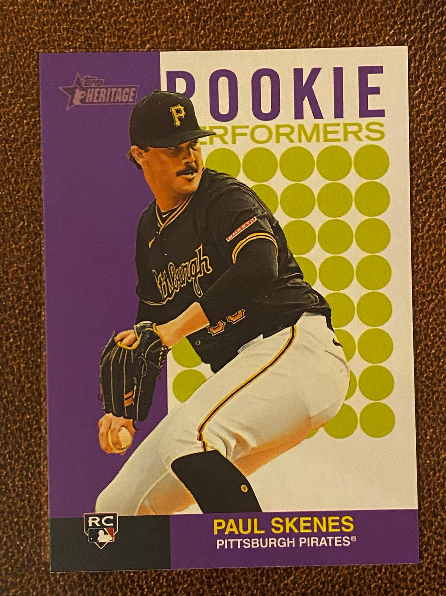 Paul Skenes - 2024 Topps Heritage High Number - Rookie Performers - Pirates