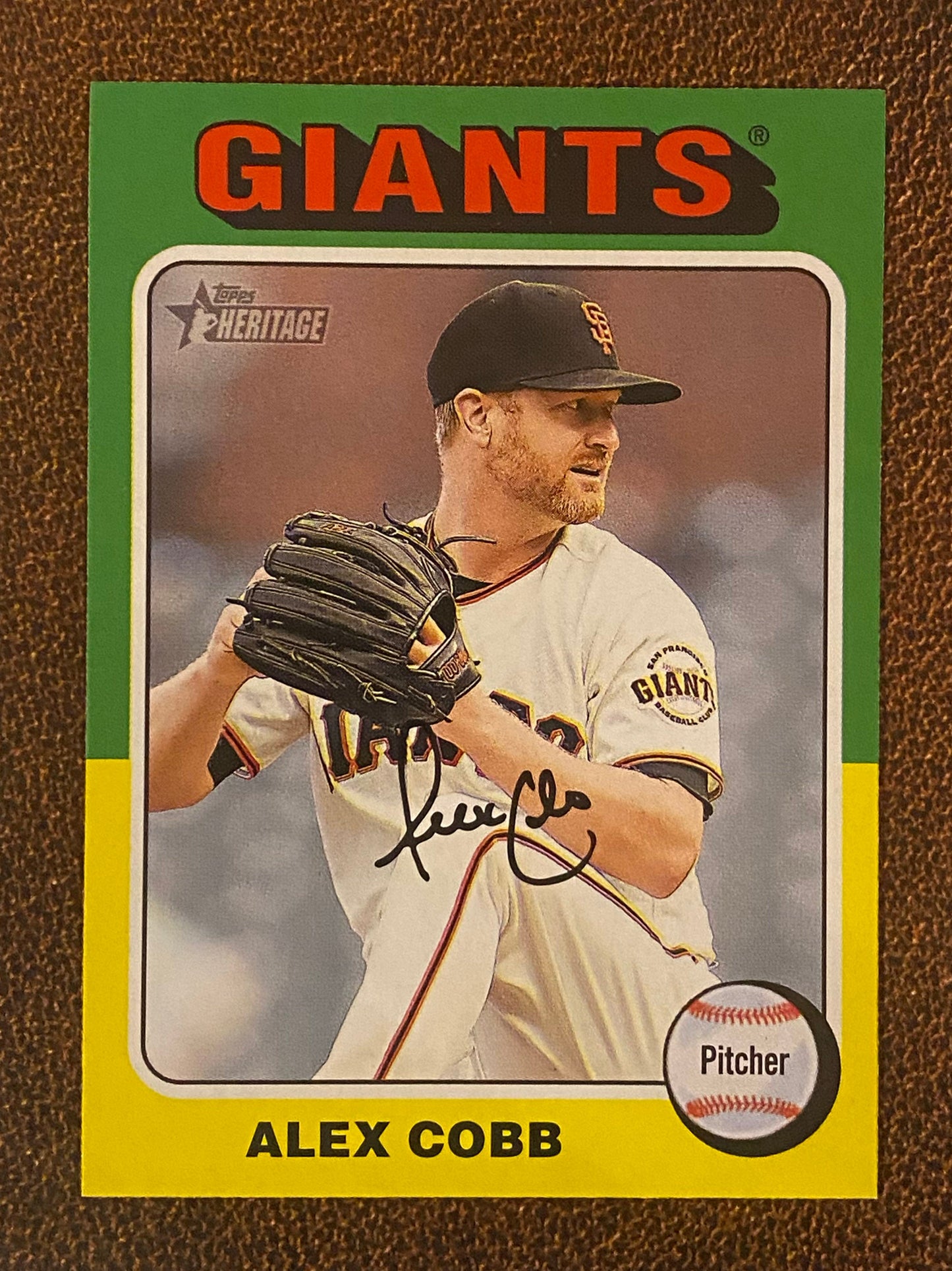 Alex Cobb - 2024 Topps Heritage - Low Number Short Prints - Giants