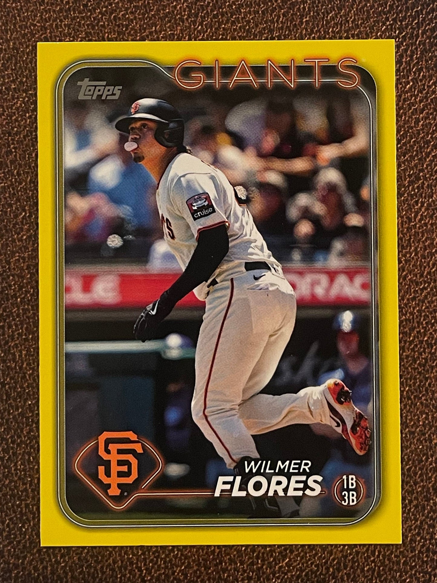 Wilmer Flores - 2024 Topps Series 1 - Yellow Parallel - Giants