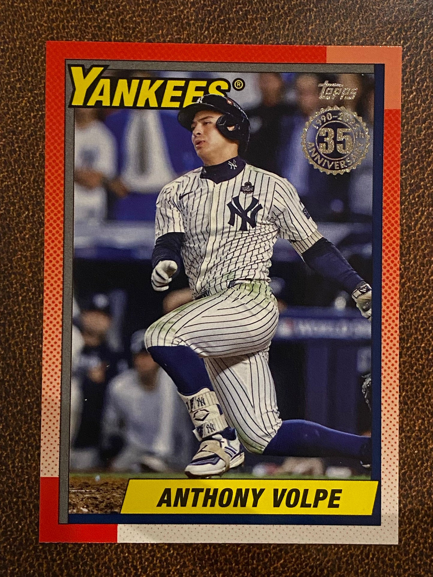 Anthony Volpe - 2025 Topps Series 2 - 1990 Insert - Yankees