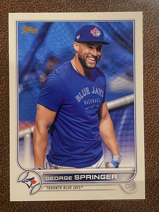 George Springer - 2022 Topps Series 2 - SP Image Variation - Blue Jays