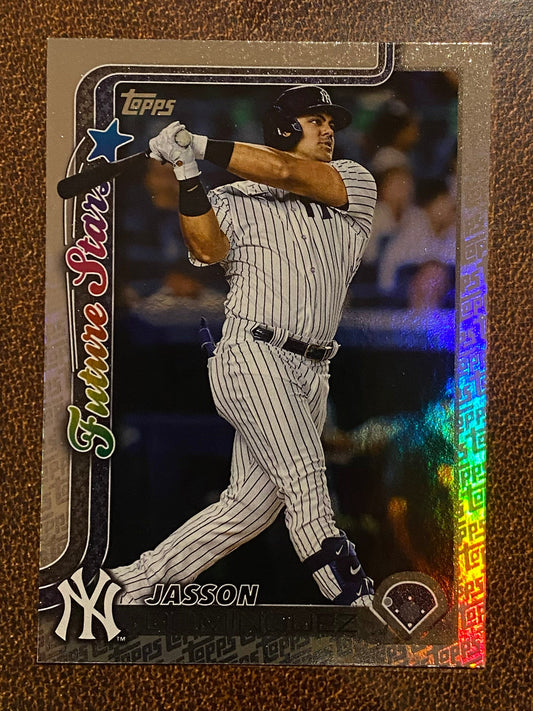 Jasson Dominguez - 2025 Topps Series 2 - Fanatics Exclusive Topps Foil Border - Yankees