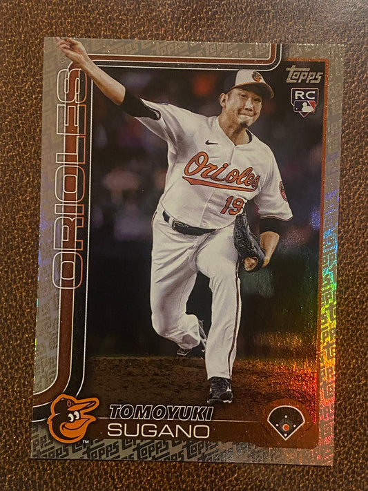 Tomoyuki Sugano - 2025 Topps Series 2 - Fanatics Exclusive Topps Foil Border - Orioles