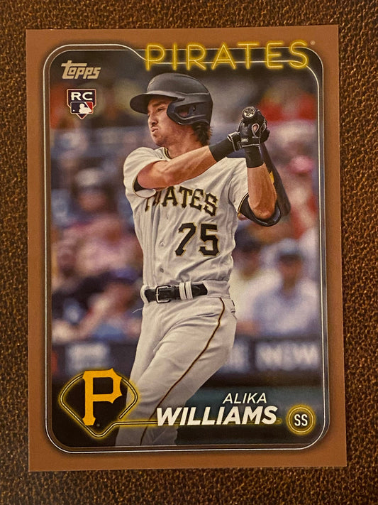 Alika Williams - 2024 Topps Series 1 - Gold /2024 - Pirates