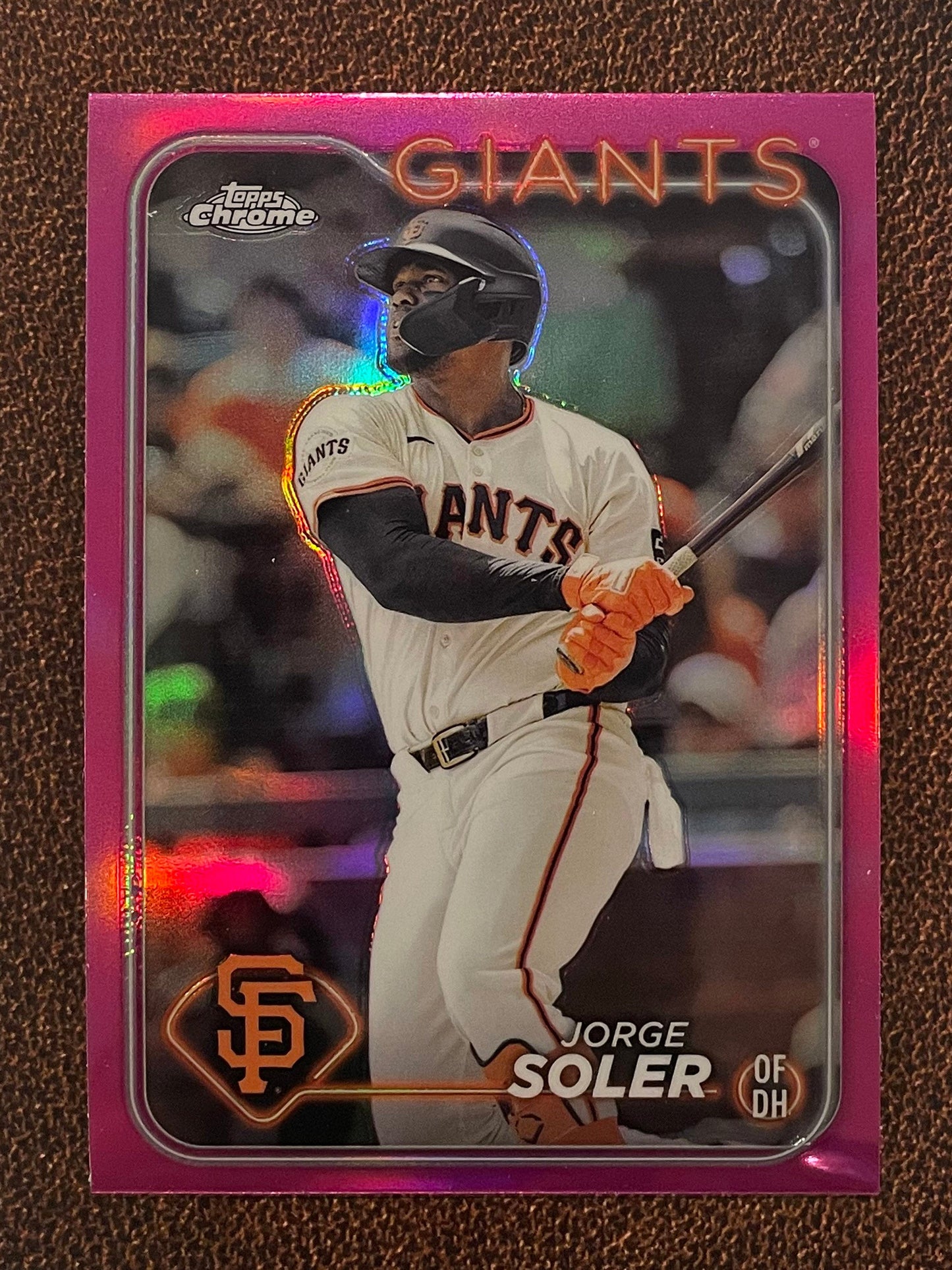 Jorge Soler - 2024 Topps Chrome - Pink Refractor - Giants