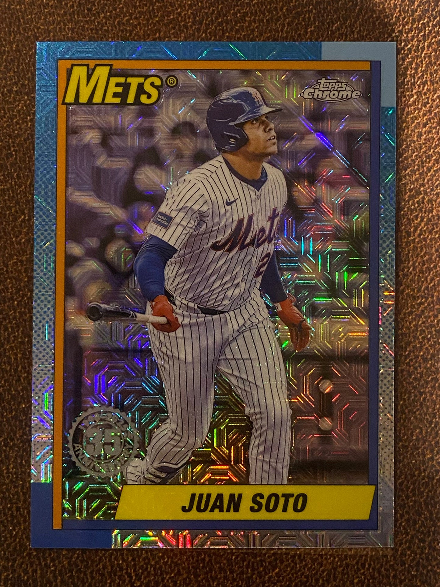 Juan Soto - 2025 Topps Update - 1990 Mojo Refractor - Mets