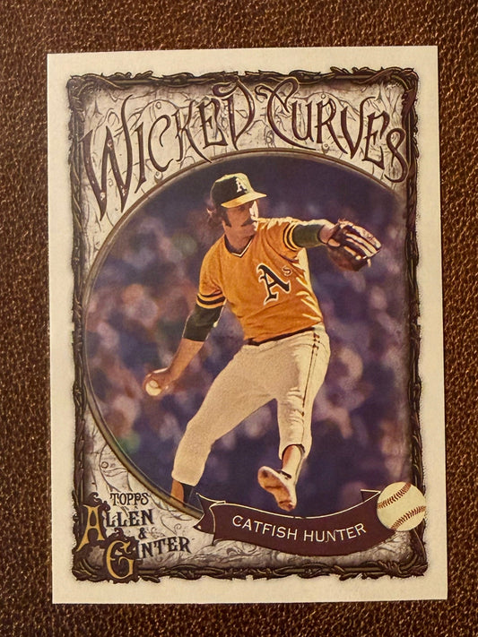 Catfish Hunter - 2025 Allen & Ginter - Wicked Curves - Athletics