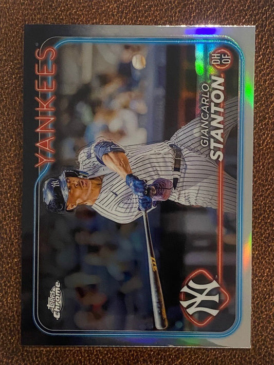 Giancarlo Stanton - 2024 Topps Chrome - Refractor - Yankees