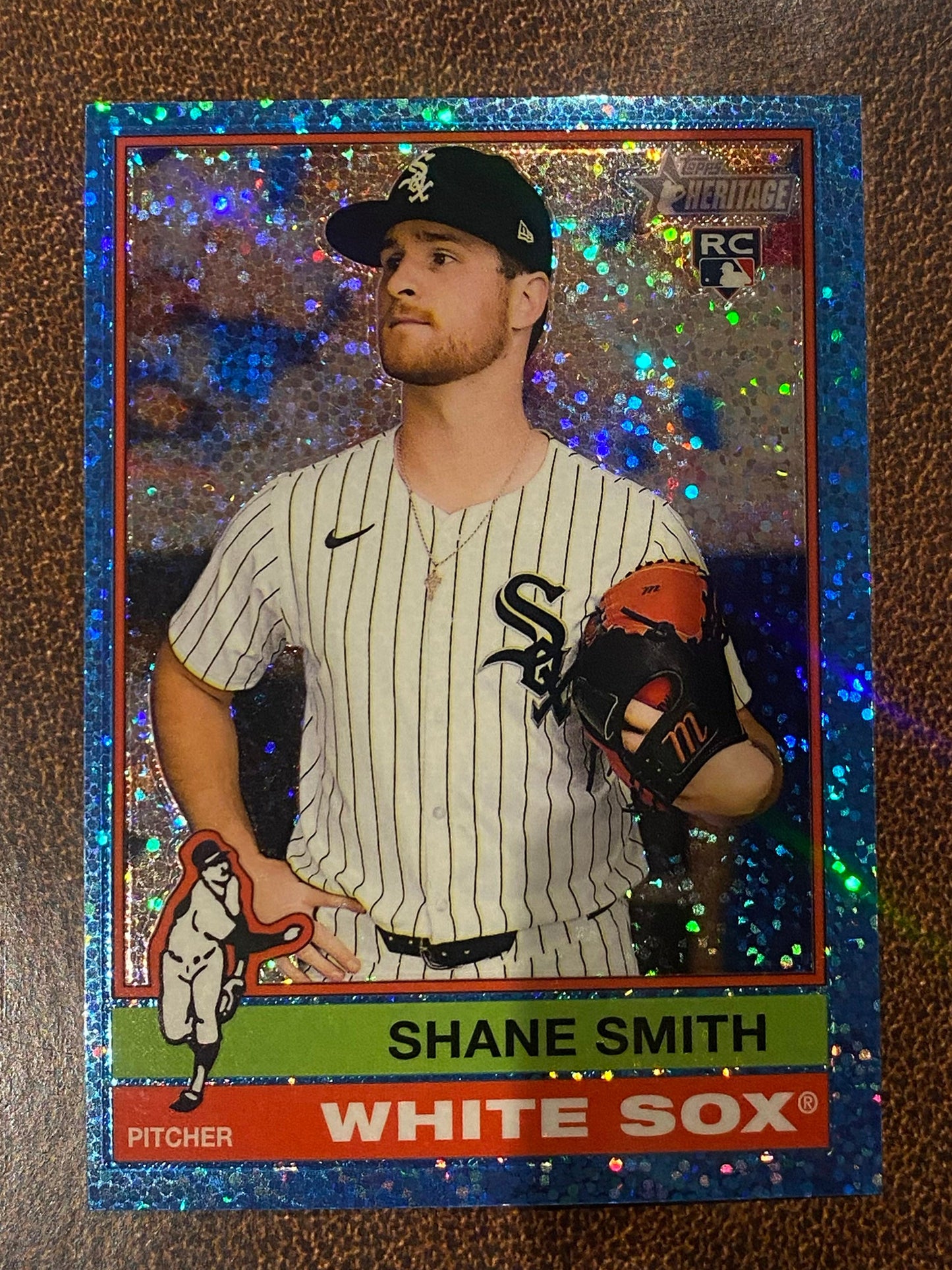 Shane Smith - 2025 Topps Heritage High Number - Blue Sparkle - White Sox