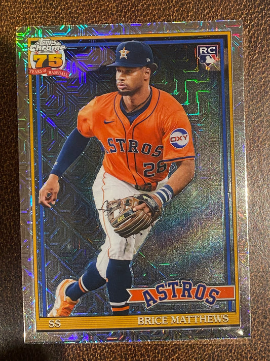 Brice Matthews - 2026 Topps Series 1 - Mojo Refractor - Astros