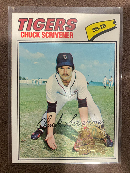 Chuck Scrivener - 2026 Topps Heritage - 1977 Original Buyback - Tigers