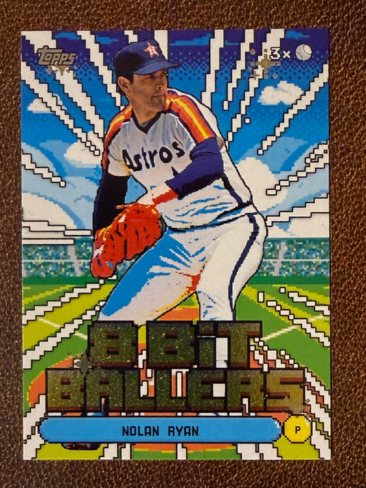 Nolan Ryan - 2026 Topps Series 1 - 8 Bit Ballers Insert - Angels